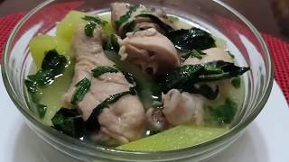 Tinolang Manok with Sayotet Malunggay [upl. by Aiekam]