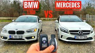 BMW VS MERCEDES  BERABER GAZLADIK  116D VS A180D  116HP VS 110HP  DETAYLI KARŞILAŞTIRMA [upl. by Aleka]