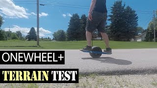 OneWheel Plus Skateboard Terrain Testing amp Handling One Wheel Review [upl. by Feriga262]