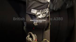 British Airways Airbus A380 Business Class Seats [upl. by Karlotte]