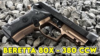 Beretta 80X  380 CCW [upl. by Oinegue]