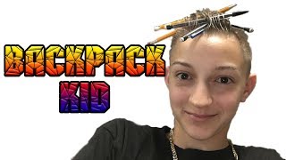 Backpack Kid Dances Compilation  Best Dance Video igotbarzz [upl. by Ynaffyt750]