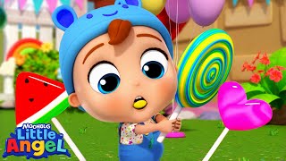 The Candy Store Lollipops Everywhere  Little Angel Kids Songs amp Nursery Rhymes [upl. by Marinna324]