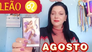 LEÃO♌AGOSTO🔮PROPOSTA OU CONVITE TENTADOR⚠️ ATENÇÃO ⚠️ tarot signos horoscope leo [upl. by Josefina]