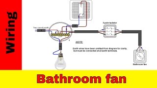 How to wire bathroom fan UK [upl. by Cutlerr]