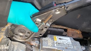 Parking  emergency brake adjustment Chevy Cobalt  Pontiac G5 [upl. by Yadrahc]