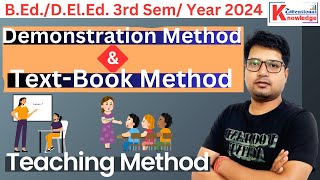 Demonstration and Text Book Method I Teaching methods and techniques I BEd I CTET I JTET [upl. by Pierro]