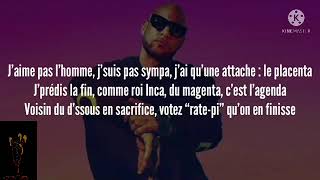 Booba  Variant ParolesLyrics [upl. by Benjamen]