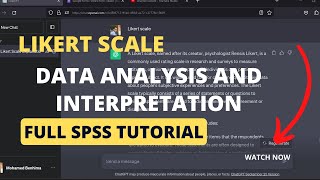 Likert scale data analysis and interpretation [upl. by Annekahs]