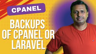 Create Backups of cPanel or Laravel Application  Create Backups for Server Migration in cPanel [upl. by Yemrots]