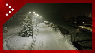 Gressoney isolata alto rischio altre valanghe le strade appaiono deserte immagini drone [upl. by Jews159]