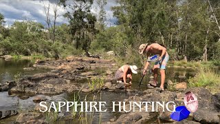 SPIDERS SNAKES AND SAPPHIRE  Australian Sapphire Hunting  Glen Innes amp Inverell [upl. by Cain]