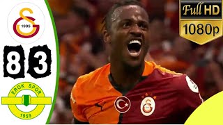 Galatasaray 83 Erokspor Maç Özeti galatasaray maçözeti istanbul florya [upl. by Ayikahs162]