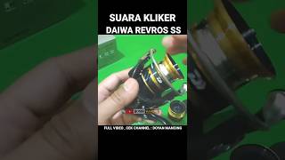 Suara drag kliker reel daiwa revros ss [upl. by Barta]