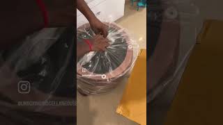 Unboxing ottoman pouffe [upl. by Standice]