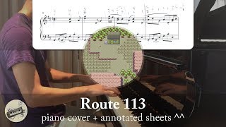 quotRoute 113quot from quotPokémon RSEquot  Piano Cover  Sheets [upl. by Costin]