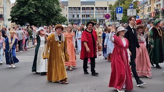 Festumzug der Schlossfestspiele Merseburg 2024 [upl. by Derayne926]