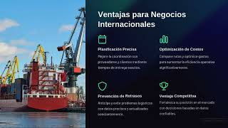 Herramienta de DistanciaTiempo de Searates Optimizando la Logistica Global [upl. by George]