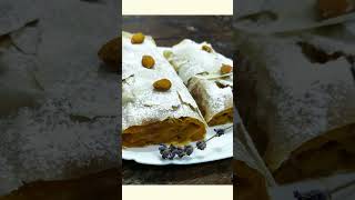 Apfel 🍏 Strudel  Einfaches Rezept mit Filoteig [upl. by Garceau]