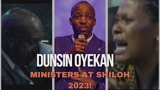 WOW DUNSIN OYEKAN MINISTERS AT SHILOH🔥FOR THE FIRST TIME INFRONT OF DAVID OYEDEPOampDAVID IBIYEOMIE [upl. by Akilaz]