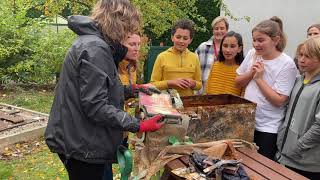 Rossett Acre Primary School dig up time capsule from 1996 [upl. by Calandria604]