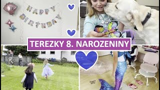 Terezky 8 narozeniny  MamaVlog562  Máma v Německu [upl. by Etnuahc]