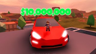 THE BIGGEST CAR IN ROBLOX JAILBREAK [upl. by Ailugram]