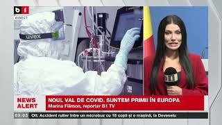 NOUL VAL DE COVID SUNTEM PRIMII ÎN EUROPAȘtiri B1TV3 oct 2023 [upl. by Norward]