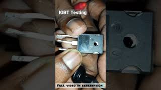 IGBT check igbttesting shorts ElectronicsERA [upl. by Slosberg788]