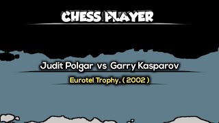 Judit Polgar vs Garry Kasparov  Eurotel Trophy  2002 [upl. by Oiratno]