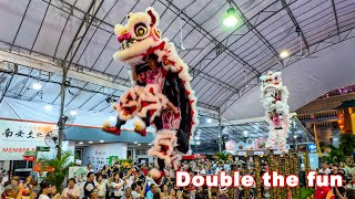 Yi Wei Athletic Association  Lion dance at the Hokkien Lam Ann Festival  Singapore  Part 2 [upl. by Louanne]