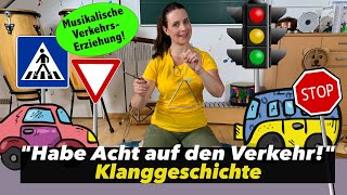 Verkehrserziehung  Klanggeschichte  Kinder  Kita  Kindermusik Simone Ludwig  Floh im Ohr TV [upl. by Ulyram]