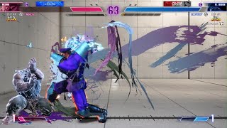 Street Fighter 6 Dogura Bison tight Burnout loops into Stun combo [upl. by Marguerite]