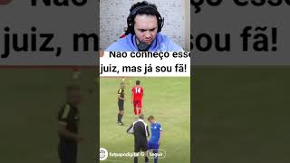 O juiz só fez o trampo dele Futebol CartãoVermelho FairPlay [upl. by Shari611]