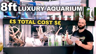 BUILDING 8FT AQUARIUM full costs  equipment breakdown [upl. by Libb]