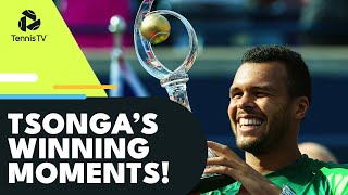 All Of JoWilfried Tsongas 18 ATP TitleWinning Moments 🏆 [upl. by Ordisy]