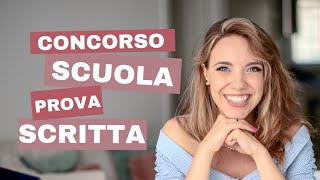 Concorso scuola  La prova scritta [upl. by Tripp]