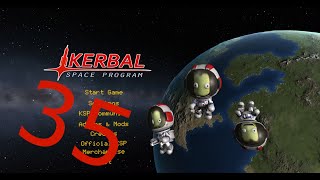 KSP Career Mode 35  Minmus Outpost [upl. by Seaddon]