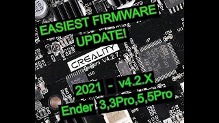 EASY Firmware Update Ender 3Pro 5Pro CR10  Silent Motherboard V427 amp V422 Firmware Update [upl. by Prince]