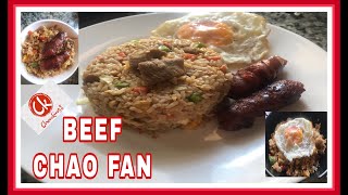 BEEF CHAO FAN  CHOWKING STYLE  HOMEMADE BEEF CHAO FAN  QUICK amp EASY RECIPE MK FOODTRIP [upl. by Afinom19]