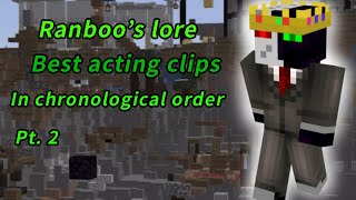 Ranboo’s lore best acting clips in chronological order pt2 w time stamps read descDream SMP [upl. by Shir]