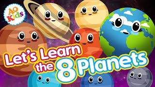 Lets Learn the 8 Planets  Kids Learning Song [upl. by Stefanie]