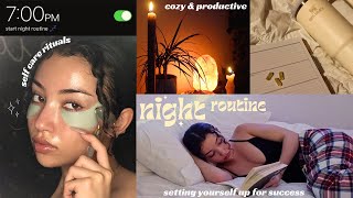 THE NIGHT ROUTINE THAT CHANGED MY LIFE  easy tips to form healthy habits for happiness amp success [upl. by Auqemahs]