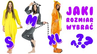 JAKI ROZMIAR ONESIA BĘDZIE NA MNIE PASOWAĆ  KIGURUMI ONESIE [upl. by Geier]