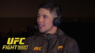 Brandon Moreno says his desire to compete brought him to the Octagon  ESPN MMA [upl. by Wolf186]