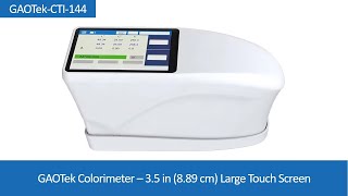 Colorimeter – 35 in 889 cm Large Touch Screen  GAOTek [upl. by Yhtamit]