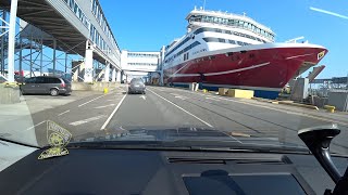 Viking Line Ferry  Tallinn  Helsinki by Car [upl. by Werdn]