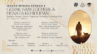 Ibadah Minggu Paskah IV  Bahasa Indonesia GKJ Salatiga  21 April 2024 [upl. by Gabor]