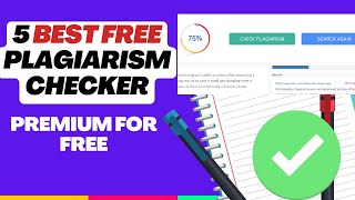 5 Best Free Plagiarism Checker Tools in 2023  Premium For Free [upl. by Yanad]