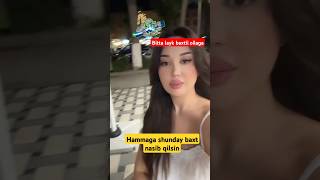 ASAL SHODIYEVA OILASI BILAN KECHKI OVQATDA funny love shortvideo tiktok trending rek [upl. by Andreas]